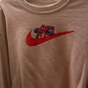 Nike Spiderman crew neck